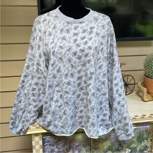 Aerie Light Gray Patterned